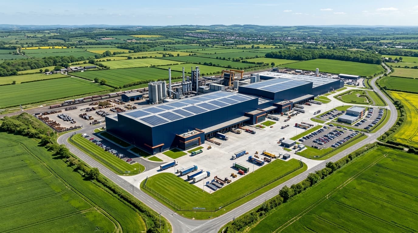 DORPRIME Aerial Steel Manufacturing Plant in Greens