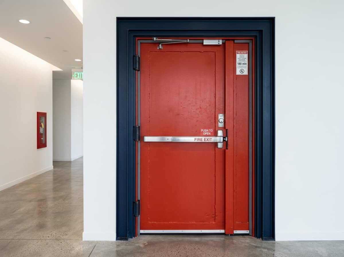 METAL FIRE DOORS
